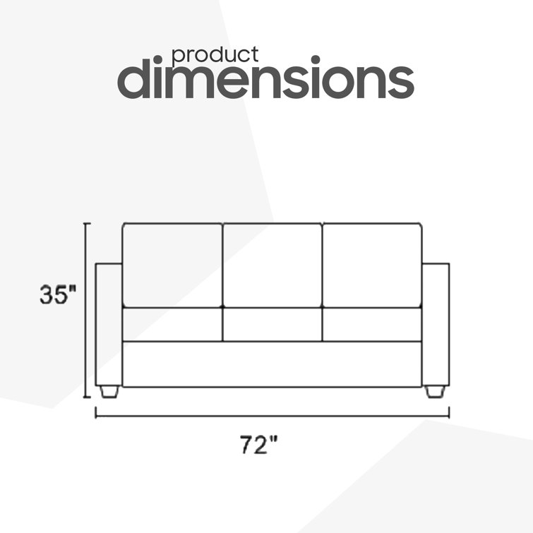 Orren Ellis Glossy Polyfber Sofa And Loveseat Furniture Wayfair Canada